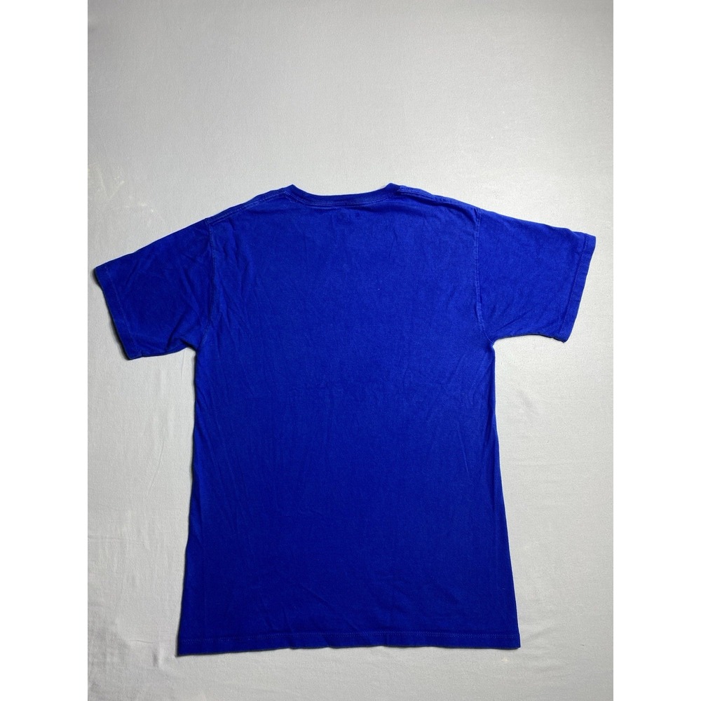 Champion Logo T Shirt Men's Small Blue Graphic Crew Neck Short Sleeve Tee - Picture 11 of 11